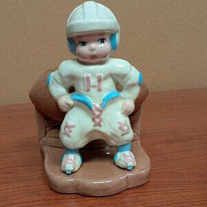 1950s Football Player Figurine Planter - made in Japan Napco